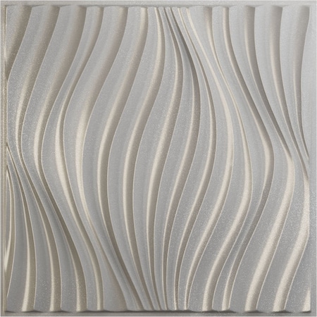 Ekena Millwork 19 5/8in. W x 19 5/8in. H Billow EnduraWall Decorative 3D Wall Panel Covers 2.67 Sq. Ft. WP20X20BWASV